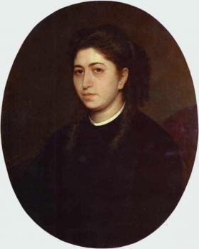 伊凡 尼古拉耶維奇 尅拉姆斯柯依 Portrait of a Young Woman Dressed in Black Velvet 伊凡 尼古拉耶維奇 尅拉姆斯柯依 Portrait of a Young Woman Dressed in Black Velvet